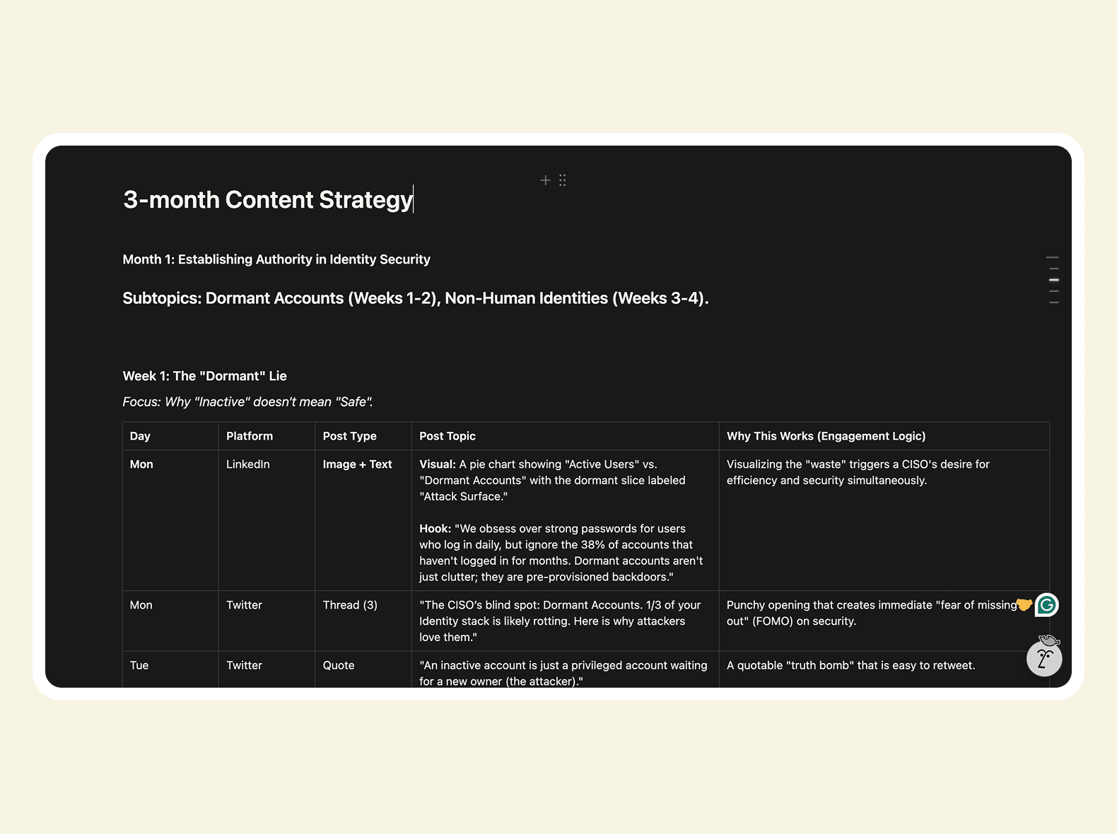 Social & content